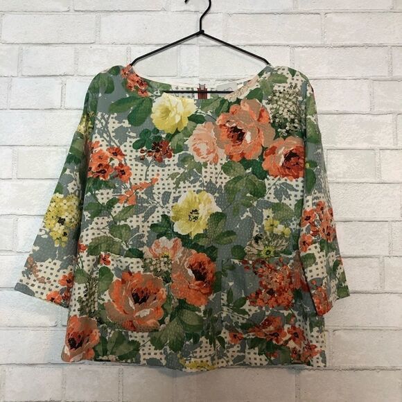 Anthropologie Tops - Anthro HD in Paris Bloomfield Floral Blouse XS